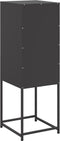 vidaXL - Hoge - kast - 36x39x107 - cm - staal - zwart