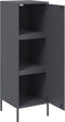 vidaXL - Hoge - kast - 36x39x113 - cm - staal - antracietkleurig