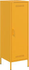 vidaXL - Hoge - kast - 36x39x113 - cm - staal - mosterdgeel
