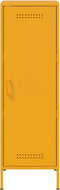 vidaXL - Hoge - kast - 36x39x113 - cm - staal - mosterdgeel