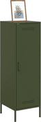 vidaXL - Hoge - kast - 36x39x113 - cm - staal - olijfgroen