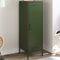vidaXL - Hoge - kast - 36x39x113 - cm - staal - olijfgroen