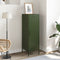 vidaXL - Hoge - kast - 36x39x113 - cm - staal - olijfgroen