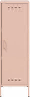 vidaXL - Hoge - kast - 36x39x113 - cm - staal - roze