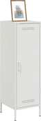 vidaXL - Hoge - kast - 36x39x113 - cm - staal - wit