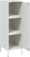 vidaXL - Hoge - kast - 36x39x113 - cm - staal - wit