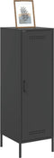 vidaXL - Hoge - kast - 36x39x113 - cm - staal - zwart