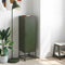 vidaXL - Hoge - kast - 36x39x123 - cm - staal - olijfgroen