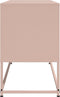 vidaXL - Hoge - kast - 36x39x123 - cm - staal - roze