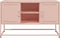 vidaXL - Hoge - kast - 36x39x123 - cm - staal - roze