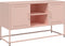 vidaXL - Hoge - kast - 36x39x123 - cm - staal - roze