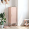 vidaXL - Hoge - kast - 36x39x123 - cm - staal - roze