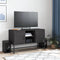 vidaXL - Hoge - kast - 36x39x123 - cm - staal - zwart