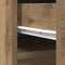 vidaXL - Hoge - kast - 37,5x35x180 - cm - bewerkt - hout - artisanaal - eikenkleur