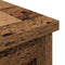 vidaXL - Hoge - kast - 37,5x35x180 - cm - bewerkt - hout - oud - houtkleurig