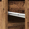 vidaXL - Hoge - kast - 37,5x35x180 - cm - bewerkt - hout - oud - houtkleurig