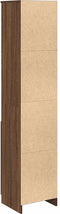 vidaXL - Hoge - kast - 37,5x35x180 - cm - spaanplaat - bruin - eikenkleurig