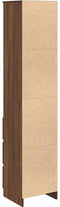 vidaXL - Hoge - kast - 37,5x35x180 - cm - spaanplaat - bruin - eikenkleurig