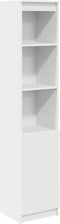 vidaXL - Hoge - kast - 37,5x35x180 - cm - spaanplaat - wit