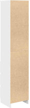 vidaXL - Hoge - kast - 37,5x35x180 - cm - spaanplaat - wit