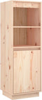 vidaXL - Hoge - kast - 37x34x110 - cm - massief - grenenhout