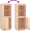 vidaXL - Hoge - kast - 37x34x110 - cm - massief - grenenhout