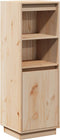 vidaXL - Hoge - kast - 37x34x110 - cm - massief - grenenhout