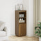 vidaXL - Hoge - kast - 37x34x110 - cm - massief - grenenhout - honingbruin