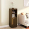 vidaXL - Hoge - kast - 37x34x110 - cm - massief - grenenhout - honingbruin