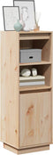 vidaXL - Hoge - kast - 37x34x110 - cm - massief - grenenhout