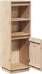 vidaXL - Hoge - kast - 37x34x110 - cm - massief - grenenhout
