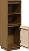 vidaXL - Hoge - kast - 37x34x110 - cm - massief - grenenhout - honingbruin