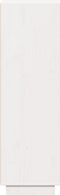 vidaXL - Hoge - kast - 37x34x110 - cm - massief - grenenhout - wit