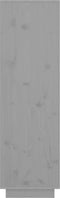 vidaXL - Hoge - kast - 38x35x117 - cm - massief - grenenhout - grijs
