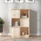 vidaXL - Hoge - kast - 38x35x117 - cm - massief - grenenhout