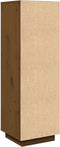 vidaXL - Hoge - kast - 38x35x117 - cm - massief - grenenhout - honingbruin