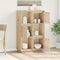 vidaXL - Hoge - kast - 38x35x117 - cm - massief - grenenhout