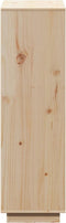 vidaXL - Hoge - kast - 38x35x117 - cm - massief - grenenhout