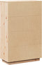 vidaXL - Hoge - kast - 38x35x117 - cm - massief - grenenhout