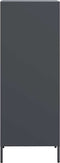 vidaXL - Hoge - kast - 39x35x103,5 - cm - staal - antracietkleurig