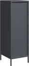 vidaXL - Hoge - kast - 39x35x103,5 - cm - staal - antracietkleurig