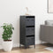 vidaXL - Hoge - kast - 39x35x103,5 - cm - staal - antracietkleurig