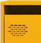 vidaXL - Hoge - kast - 39x35x103,5 - cm - staal - mosterdgeel