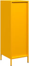 vidaXL - Hoge - kast - 39x35x103,5 - cm - staal - mosterdgeel