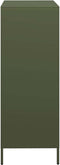 vidaXL - Hoge - kast - 39x35x103,5 - cm - staal - olijfgroen