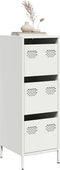 vidaXL - Hoge - kast - 39x35x103,5 - cm - staal - zwart