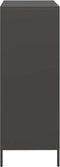 vidaXL - Hoge - kast - 39x35x103,5 - cm - staal - zwart