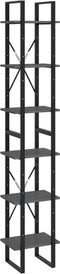 vidaXL - Hoge - kast - 40x30x210 - cm - massief - grenenhout - grijs