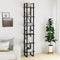 vidaXL - Hoge - kast - 40x30x210 - cm - massief - grenenhout - grijs