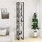 vidaXL - Hoge - kast - 40x30x210 - cm - massief - grenenhout - wit